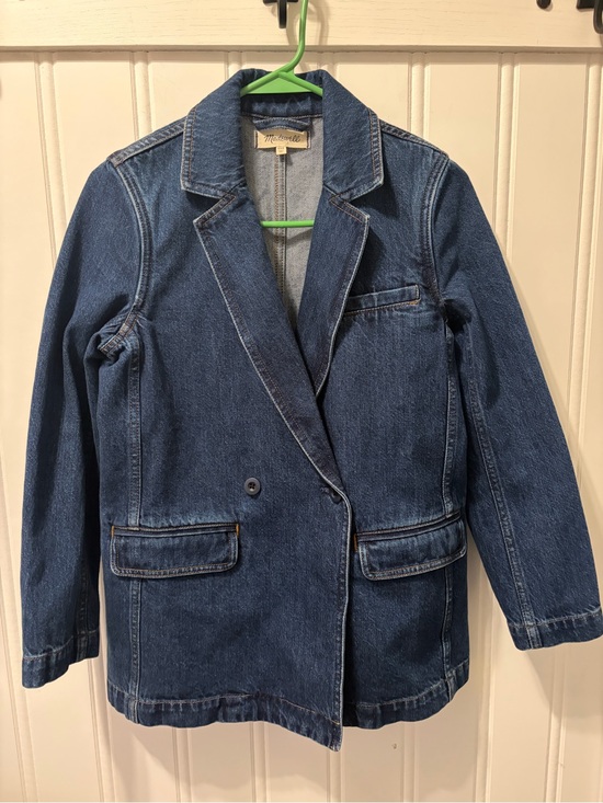 Madewell Jackets & Blazers - Madewell Denim Blazer in Deardorff Wash XXS